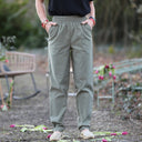 Pantalon Eliot - Sergé kaki - Quintessence