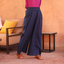 Pantalon Lazare lin lavé indigo - Quintessence