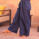 Pantalon Lazare lin lavé indigo - Quintessence