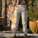 Pantalon Marcus - armuré chanvre/coton naturel - Quintessence