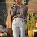 Pantalon Marcus - armuré chanvre/coton naturel - Quintessence