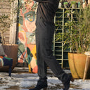 Pantalon Marcus - flanelle de coton grise - Quintessence