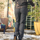 Pantalon Marcus - flanelle de coton grise - Quintessence