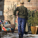 Pantalon Marcus - velours côtelé bleu de travail - Quintessence