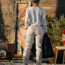 Pantalon Marcus - velours côtelé ivoire - Quintessence