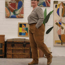 Pantalon Marcus - velours côtelé ivoire - Quintessence