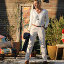 Pantalon Marcus - velours côtelé ivoire - Quintessence