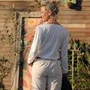 Pantalon Marcus - velours côtelé ivoire - Quintessence