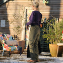 Pantalon Marcus - velours côtelé kaki - Quintessence