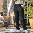 Pantalon Marcus - velours côtelé noir - Quintessence