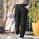 Pantalon Marcus - velours côtelé noir - Quintessence