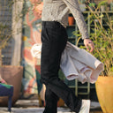 Pantalon Marcus - velours côtelé noir - Quintessence