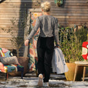 Pantalon Marcus - velours côtelé noir - Quintessence