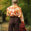 Pantalon Nestor - Coton/lin chocolat - Quintessence