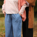 Pantalon Nestor - Coton/lin gris ardoise - Quintessence