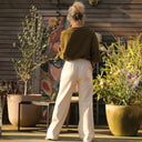 Pantalon Nestor coton/lin ivoire - Quintessence