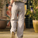 Pantalon Nestor lin gris perle - Quintessence