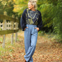 Pantalon Nestor - Modal bleu stone - Quintessence