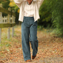 Pantalon Nestor - Velours côtelé colvert - Quintessence