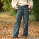 Pantalon Nestor - Velours côtelé colvert - Quintessence