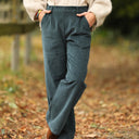 Pantalon Nestor - Velours côtelé colvert - Quintessence