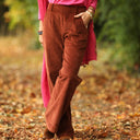 Pantalon Nestor - Velours côtelé écureuil - Quintessence