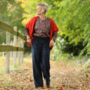 Pantalon Nestor - velours côtelé marine - Quintessence