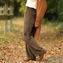 Pantalon Nestor - Velours côtelé moka - Quintessence