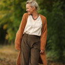 Pantalon Nestor - Velours côtelé moka - Quintessence