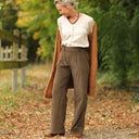 Pantalon Nestor - Velours côtelé moka - Quintessence