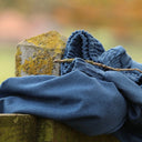 Pantalon Paco - jean de coton bleu - Quintessence