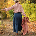 Pantalon Paco - jean de coton bleu - Quintessence