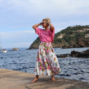 Pantalon Paco - popeline de coton Floraison - Quintessence