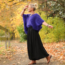 Pantalon Paco - sergé de viscose noire - Quintessence