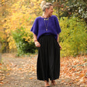 Pantalon Paco - sergé de viscose noire - Quintessence