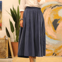 Pantalon Paco - velours bleu doux - Quintessence