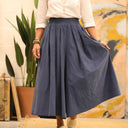 Pantalon Paco - velours bleu doux - Quintessence