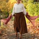 Pantalon Paco - velours milleraies écureuil - Quintessence