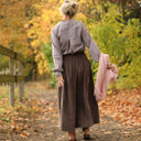 Pantalon Paco - velours milleraies moka - Quintessence