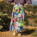 Pantalon Paco - viscose botanique - Quintessence