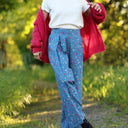 Pantalon Suwannee coton armuré fleurs des bois | Quintessence