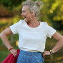 Pantalon Suwannee coton armuré fleurs des bois | Quintessence