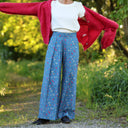Pantalon Suwannee coton armuré fleurs des bois | Quintessence