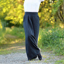Pantalon Suwannee Lin Bleu marine | Quintessence
