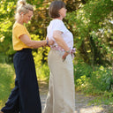Pantalon Suwannee Lin Bleu marine | Quintessence
