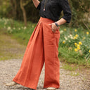 Pantalon Suwannee Lin Terracotta | Quintessence