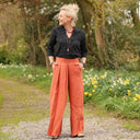 Pantalon Suwannee Lin Terracotta | Quintessence