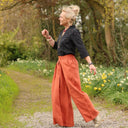 Pantalon Suwannee Lin Terracotta | Quintessence