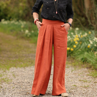 Pantalon Suwannee - Lin Terracotta