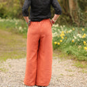 Pantalon Suwannee Lin Terracotta | Quintessence